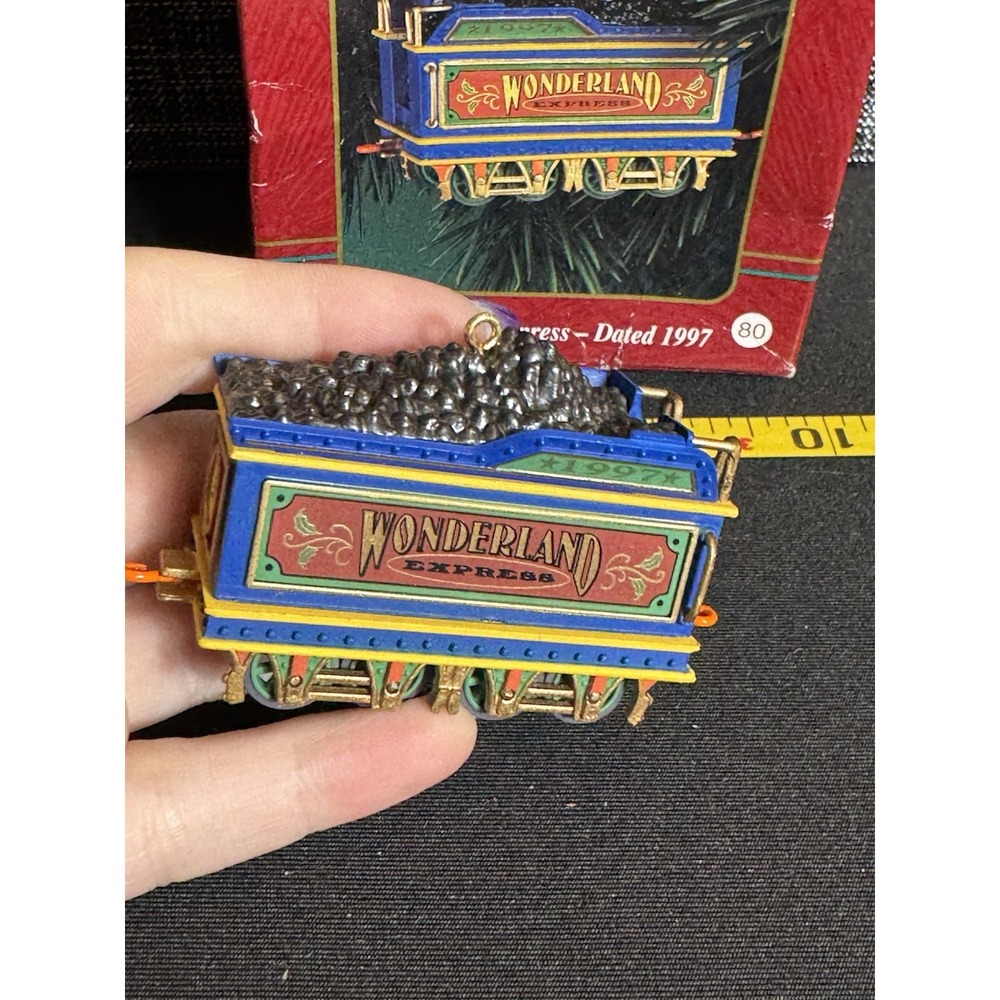 Carlton Cards Christmas Ornament 1997 WONDERLAND EXPRESS 2nd in Series H22